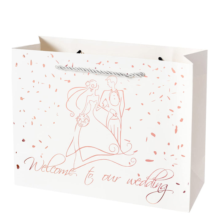 Crisky Welcome to Our Wedding Gift Bags for Hotel Guest