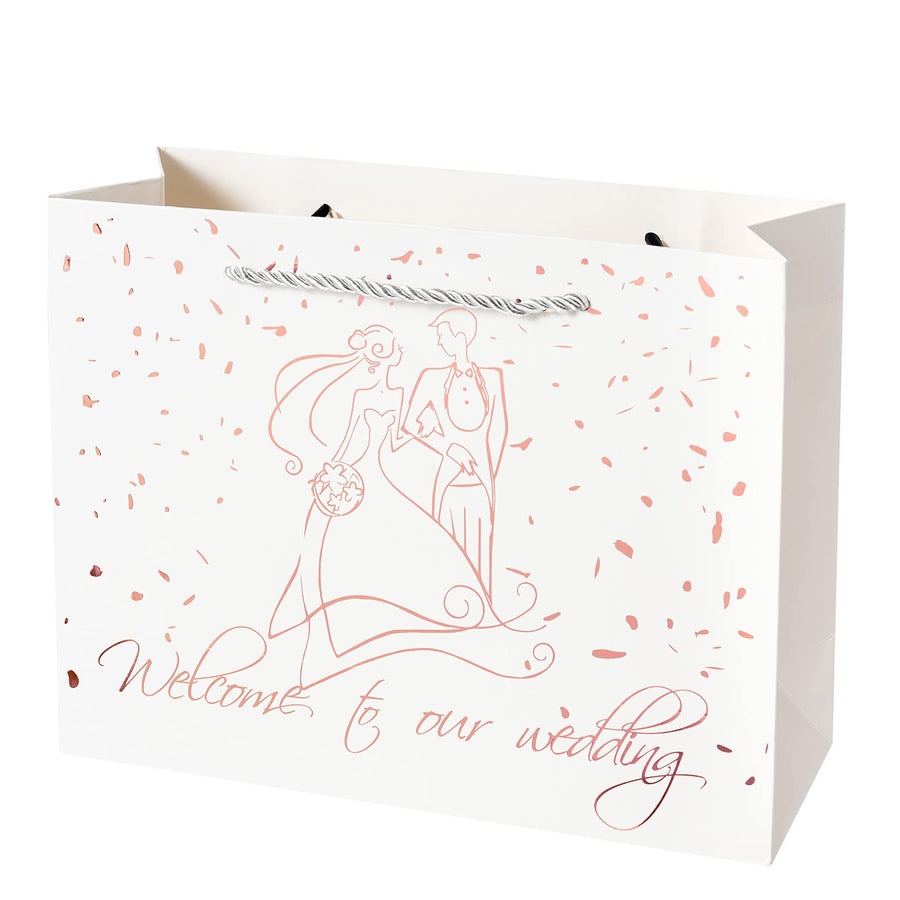 Crisky Welcome to Our Wedding Gift Bags for Hotel Guest