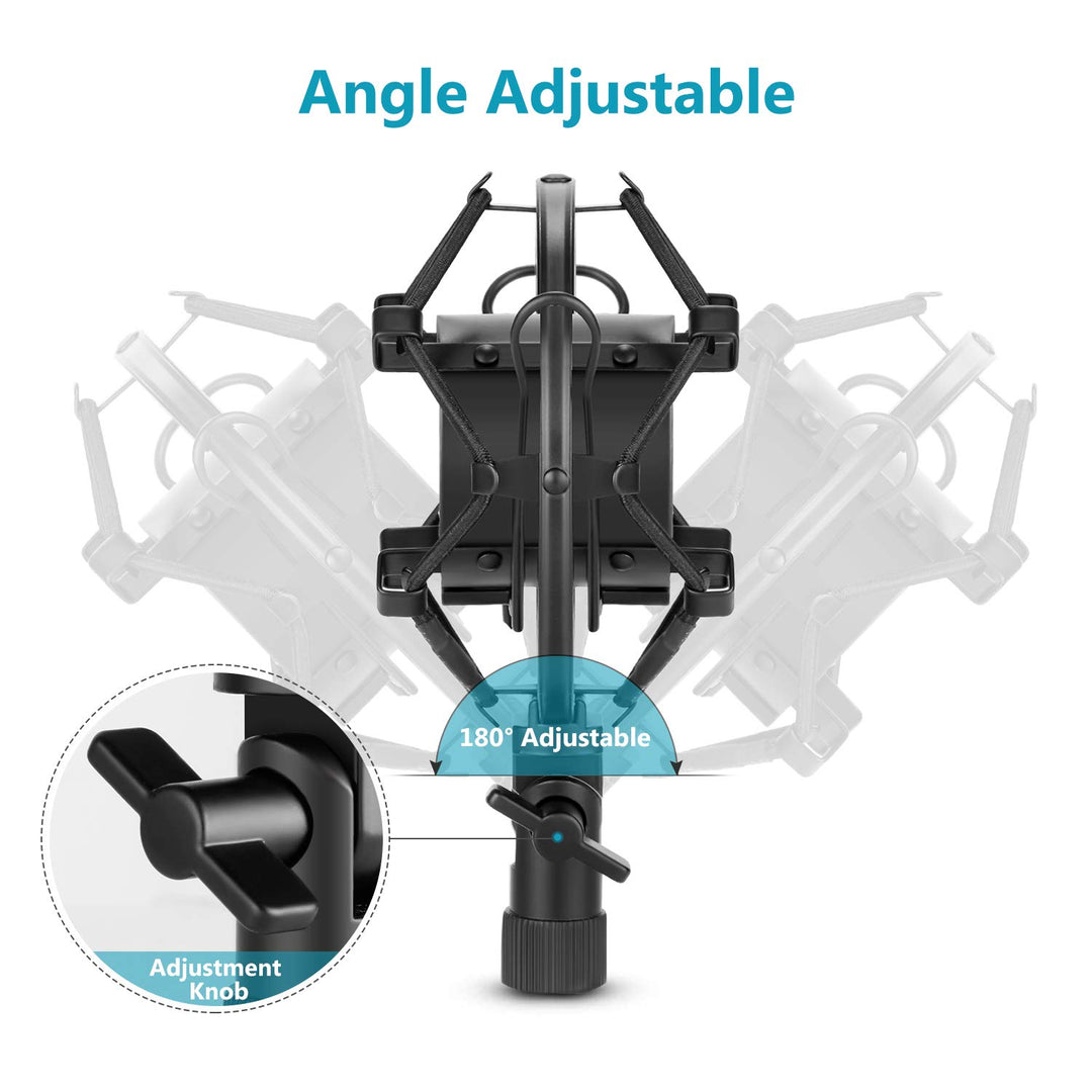 Neewer Universal 45MM Microphone Shock Mount for 43MM-4