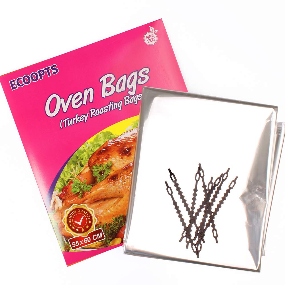 ECOOPTS Turkey Oven Bags Large Size Oven Cooking Roasti