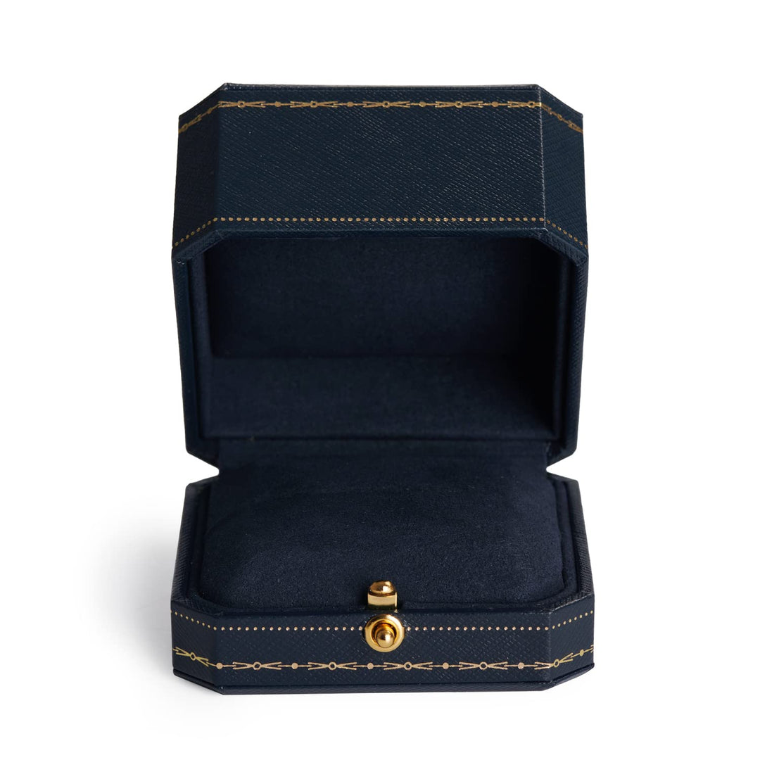 Noble Engagement Ring Box Octagonal Ring Box for Wedding Ceremony