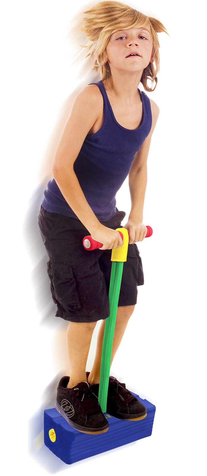 Click N&#39; Play Foam Pogo Jumper for Kids, Fun and Safe Pogo Stick for Toddlers, Durable Foam and Bungee Jumper for Kids Ages 3 and up, Supports up to 250lbs