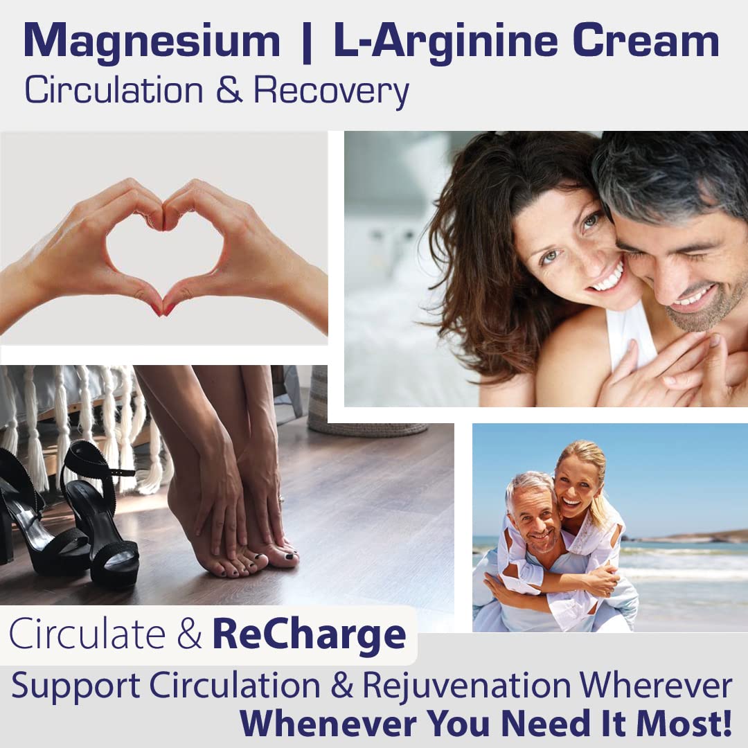 Nutrasal Magnesium L-Arginine Cream - 8oz