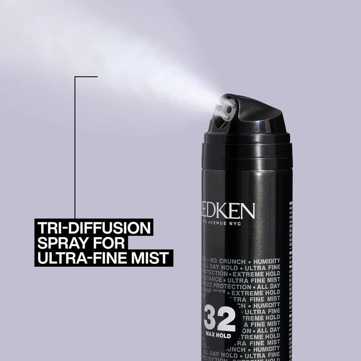 Max Hold Hairspray 32 | Extreme Maximum High Hold Hairspray | Long-Lasting Lift &amp; Body | All-Day Style Control | Dry Finish | 24 Hour Humidity Resistance | | For All Hair Types | 9 Oz