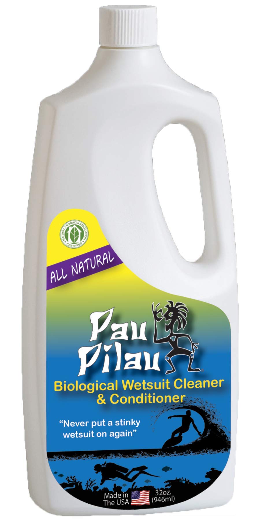 90100 32oz Pau Pilau Biological Wetsuit Cleaner