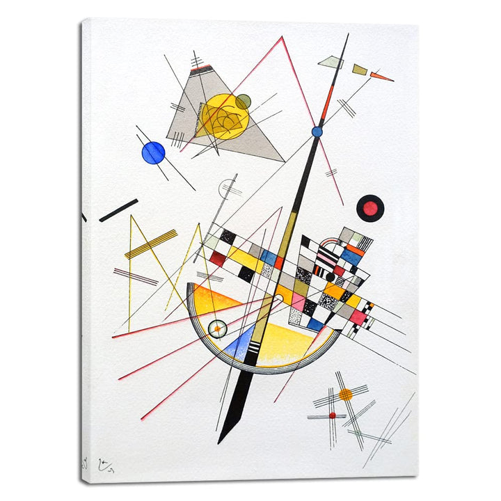 Canvas Prints Delicate Tension #85, 1923 by Wassily Kandinsky Classic Art Reproductions Canvas Wall Art for Home Decoration
