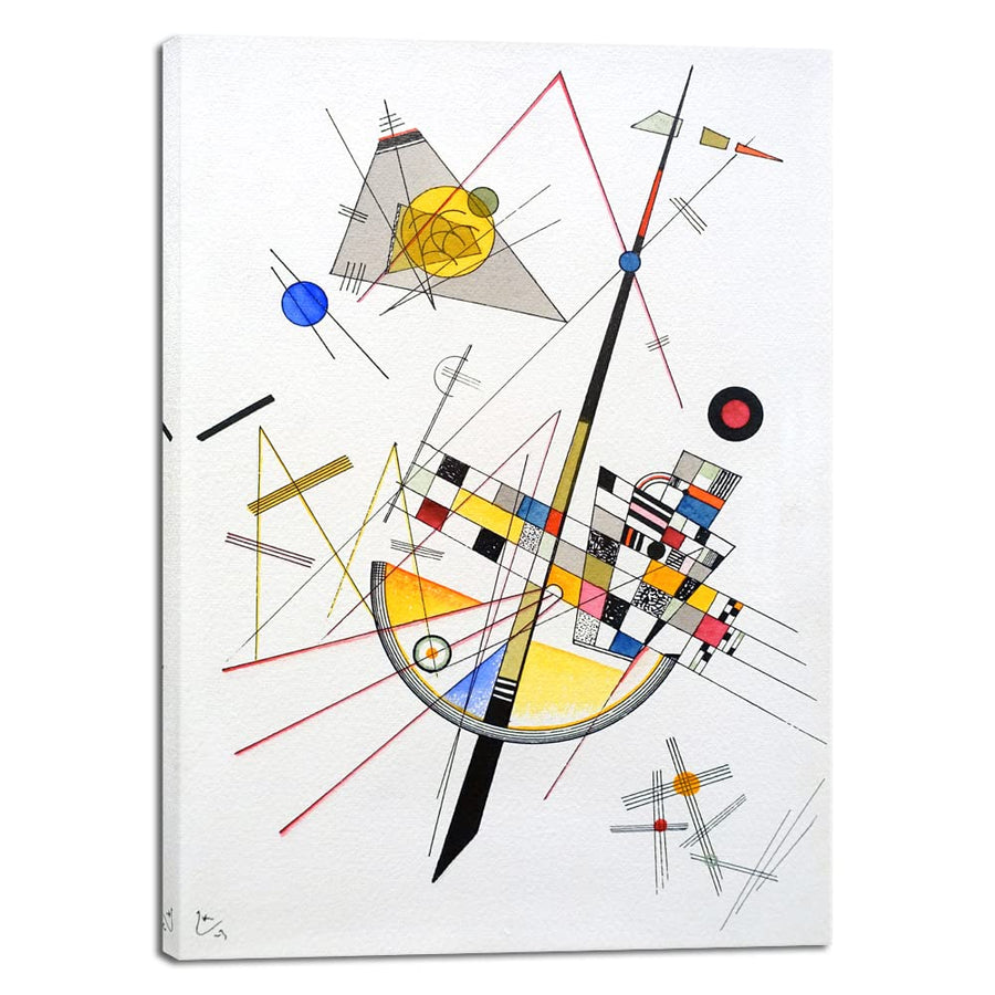 Canvas Prints Delicate Tension #85, 1923 by Wassily Kandinsky Classic Art Reproductions Canvas Wall Art for Home Decoration