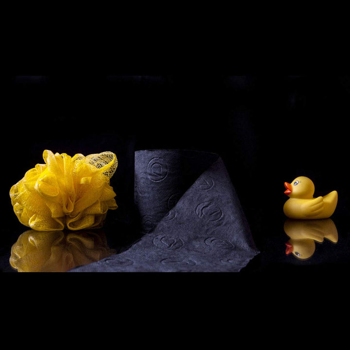 H&amp;PC-53742 3 Ply Soft Black Toilet Loo Tissue (6 Pack)