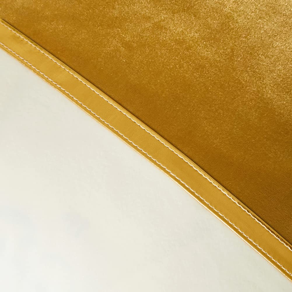 2 Packs Black Decorative Throw Pillow Covers 20x20 Inch for Living Room Couch Bed, Black and White Velvet Patchwork with Gold Leather, Luxury Modern Home Decor, Accent Cushion Case 50x50 cm