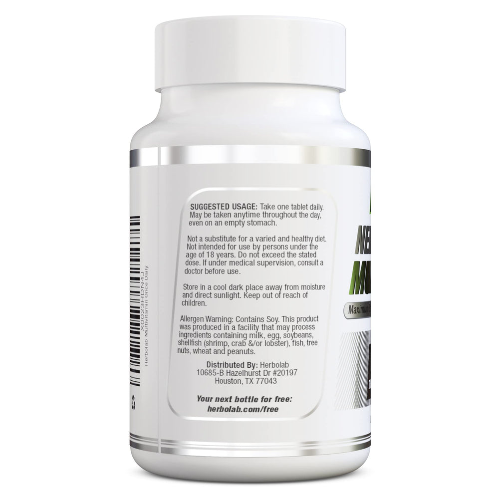 herbolab Multivitamin Once Daily, Max Strength Vitamins