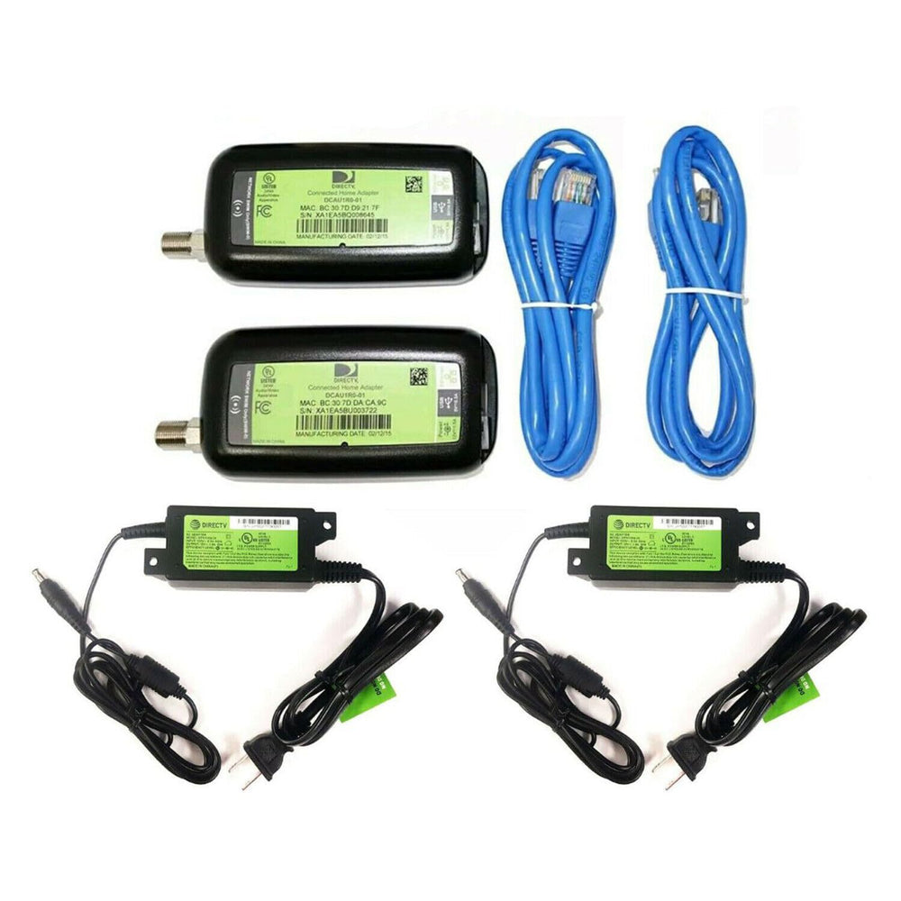 DirecTV Broadband Deca Ethernet to Coax Adapter - 3rd Generation (2 Pack)