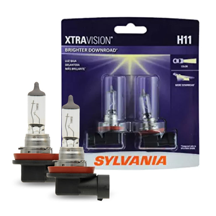 - H11 XtraVision - High Performance Halogen Headlight Bulb, High Beam, Low Beam and Fog Replacement Bulb (Contains 2 Bulbs)