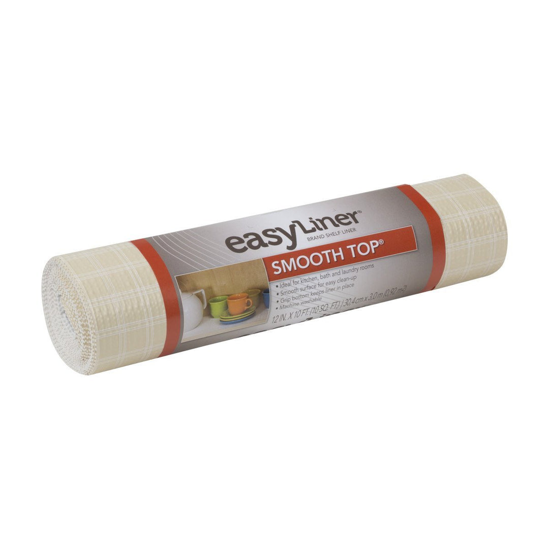 Smooth Top EasyLiner, 12-inch x 10 Feet, Plaid Sandstone