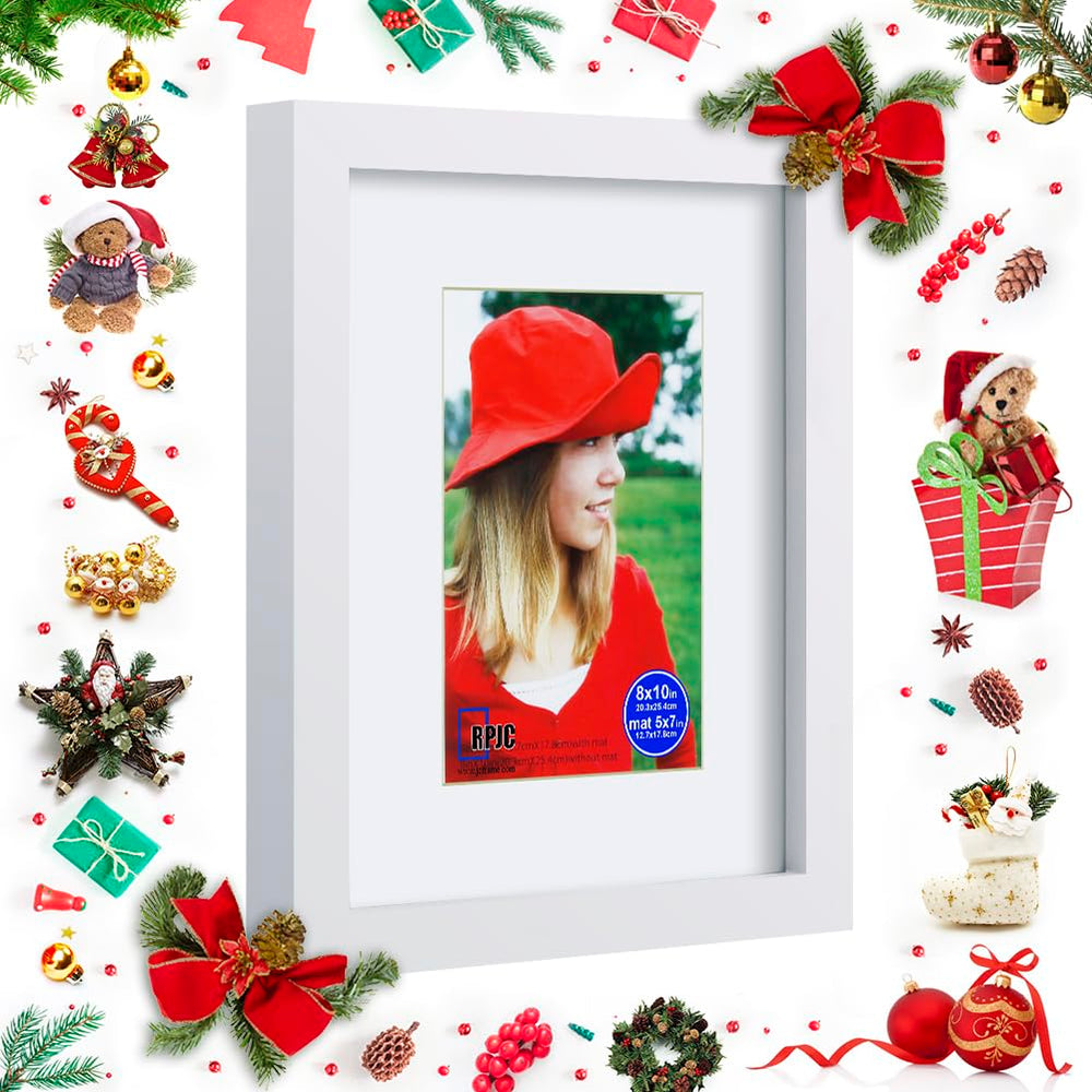 RPJC 8x10 inch Picture Frame Made of Solid Wood and Hig