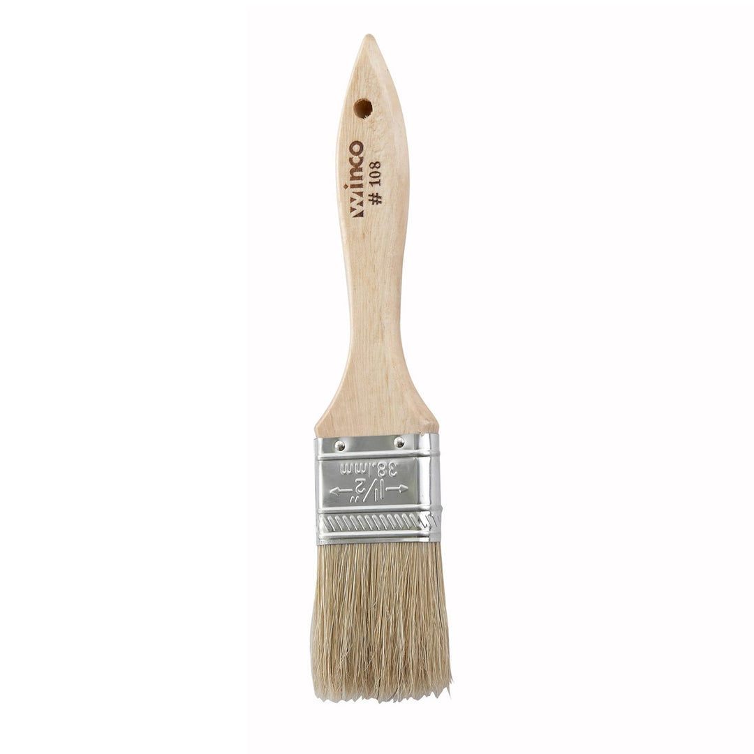 Winco Pastry Brush, 1-1/2-Inch ,Beige