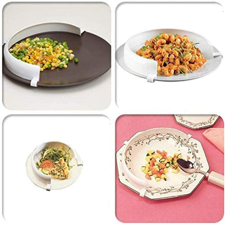 Food Plates Guard - Parkinson Patients Scooping Food Cl