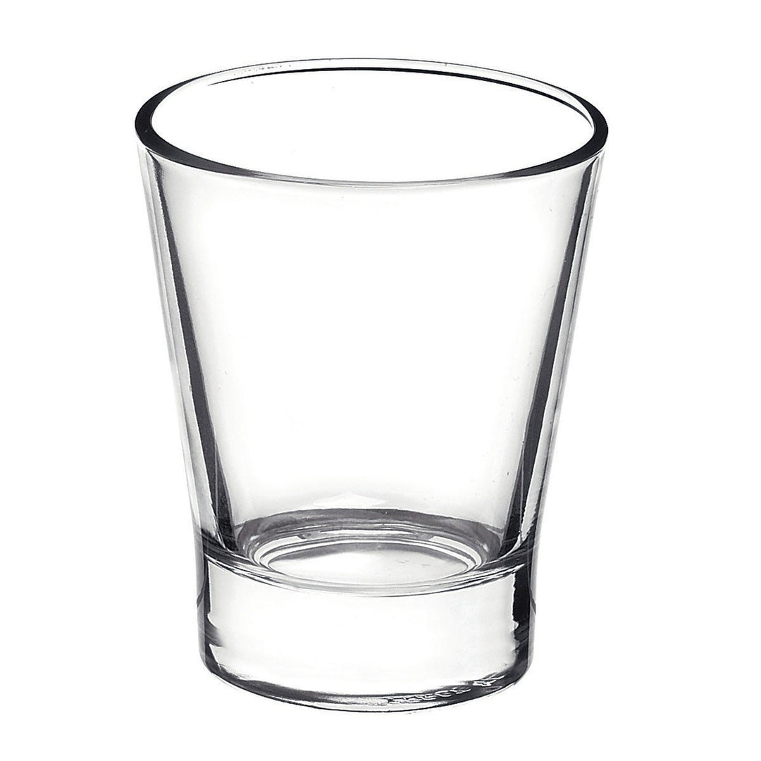 Caffeino Espresso Shot Glasses, Clear, Set of 6