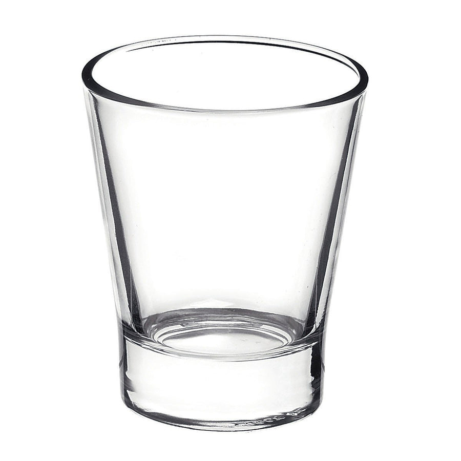 Caffeino Espresso Shot Glasses, Clear, Set of 6