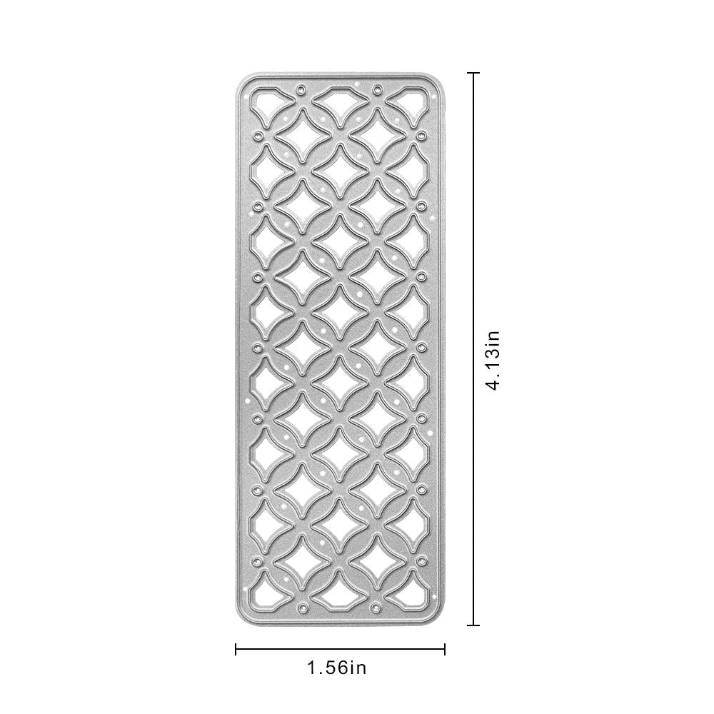 Metal Die Cuts 3 Styles of Lace Frame Embossing Stencil Cutting Dies for Card Making Scrapbooking Paper Craft Album Stamps DIY Décor
