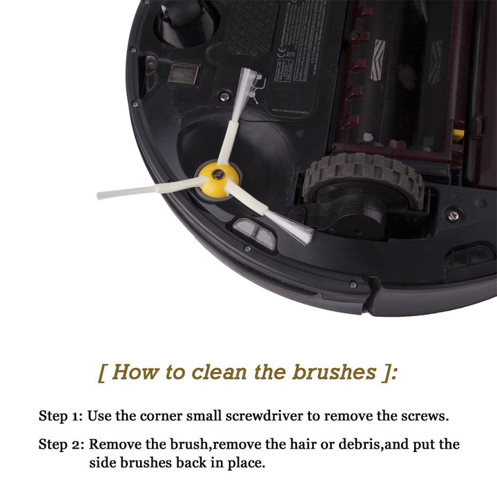 Hongfa Replacement Brush Parts for i-Robot Roomba 981 9