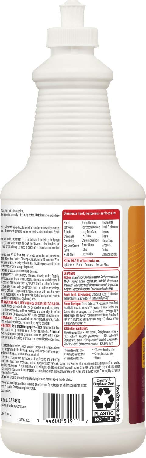 CloroxPro Disinfecting Bio Stain &amp; Odor Remover