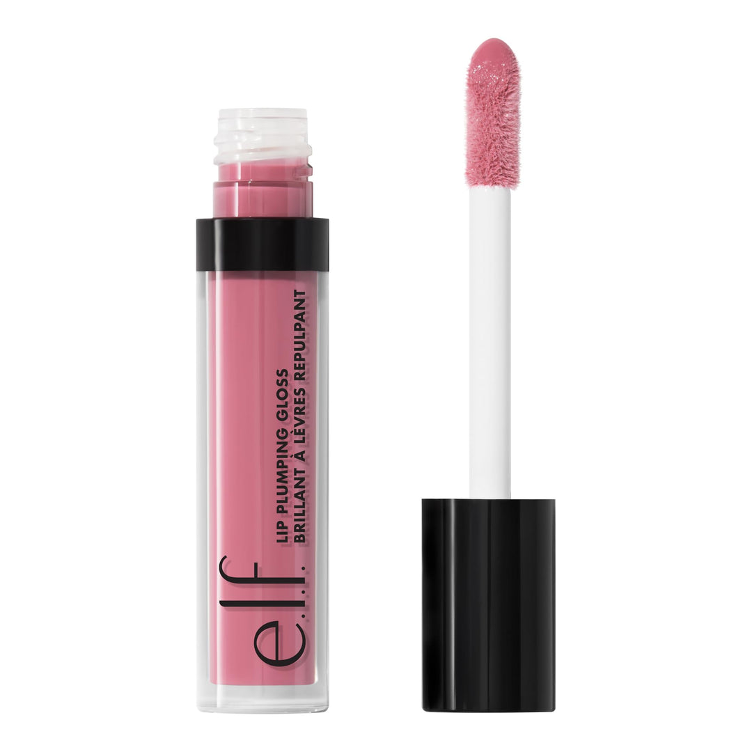 Cosmetics Lip Plumping Gloss, Shimmering Gloss Hydrates and Plumps Lips, Sparkling Rosé