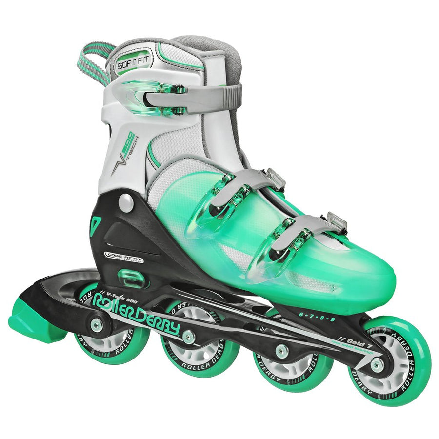 Roller Derby Women's V-Tech 500 Button Adjustable I