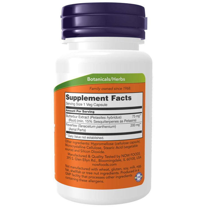 Supplements, Butterbur with Feverfew, Neurological Support*, 60 Veg Capsules