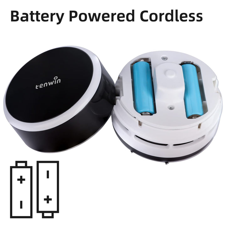 Mini Vacuum Cleaner, Portable Desktop Vacuum Cordless, Handheld Dust Sweeper Battery Operated, Low Noise and Strong Suction for Home/Office/School/Car/Keyboard(Battery not Include)