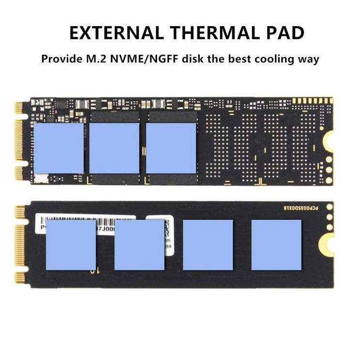 QIVYNSRY M.2 Heatsink NVMe 2280 PS5 SSD Heat Sink Compu