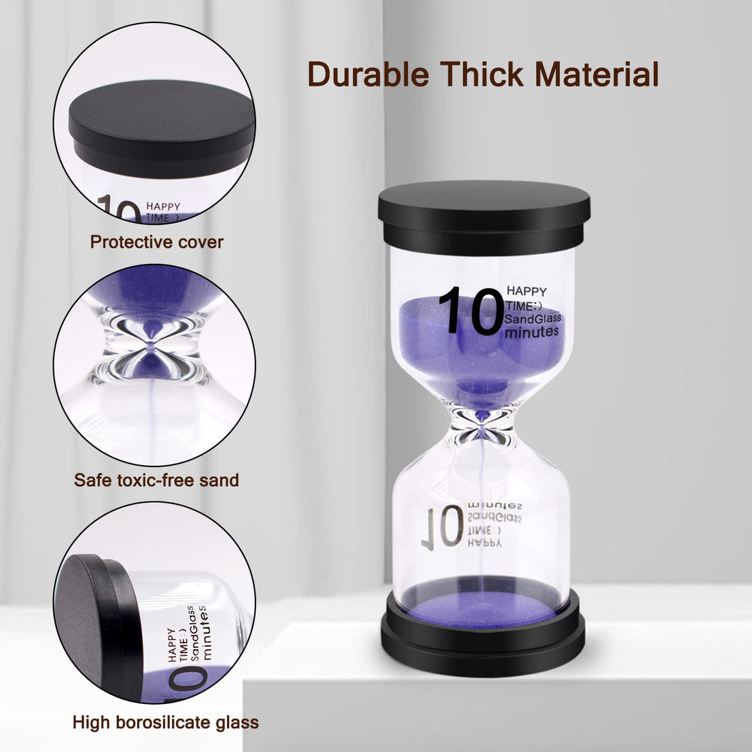 Sand Timer, Hourglass Sand Timers Colorful 1/3/5/10/15/