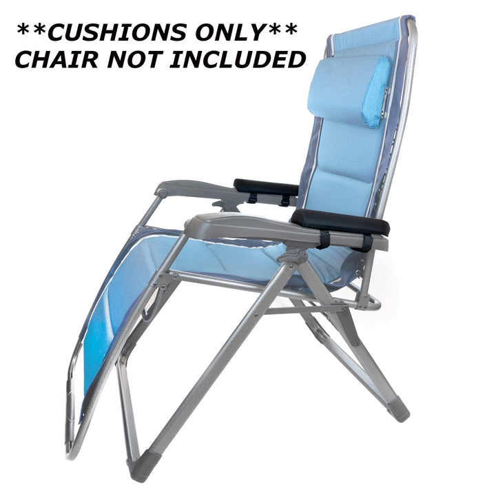Original Zero Gravity Chair Cushion for Arm Rest: Folding Antigravity Recliners, Outdoor and Lawn Loungers, Reclining Patio Lounge Chairs, Armrest Padding