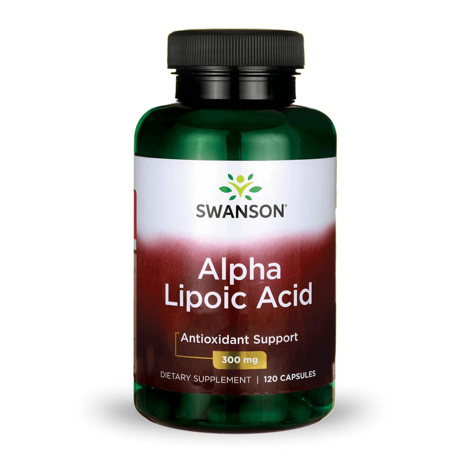 Swanson Alpha Lipoic Acid Health Supplement 300 mg 120 Capsules
