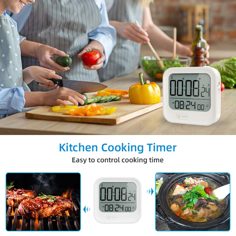 Digital Pomodoro Timer Alarm Clock Stopwatch for Produc