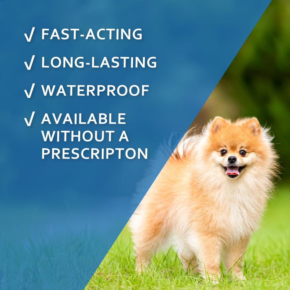 SENTRY Plus for Dogs, Flea and Tick Prevention for Dogs (45-88 Pounds), Includes 6 Month Supply of Topical Flea Treatments