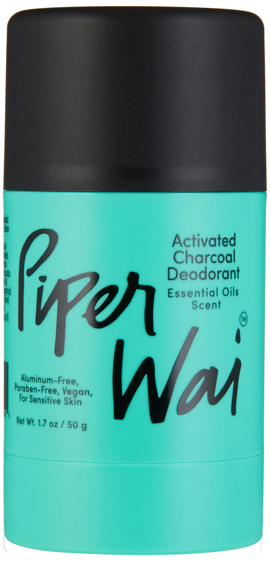 Natural Deodorant w/Activated Charcoal | Odor Protection, Vegan, Aluminum Free, Shark Tank Product for Women & Men | Great for Travel, & Gifts | 50g Scented Stick