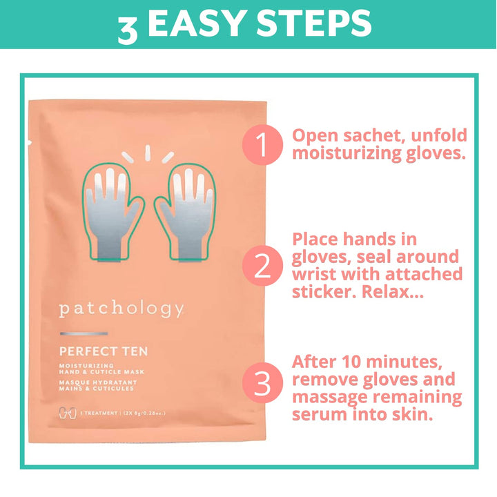 Warm UpPerfect Ten Self-warming Hand &amp; Cuticle Mask Treatment for Dry, Rough Chapped Hands and Cuticles, 0.2 Pound