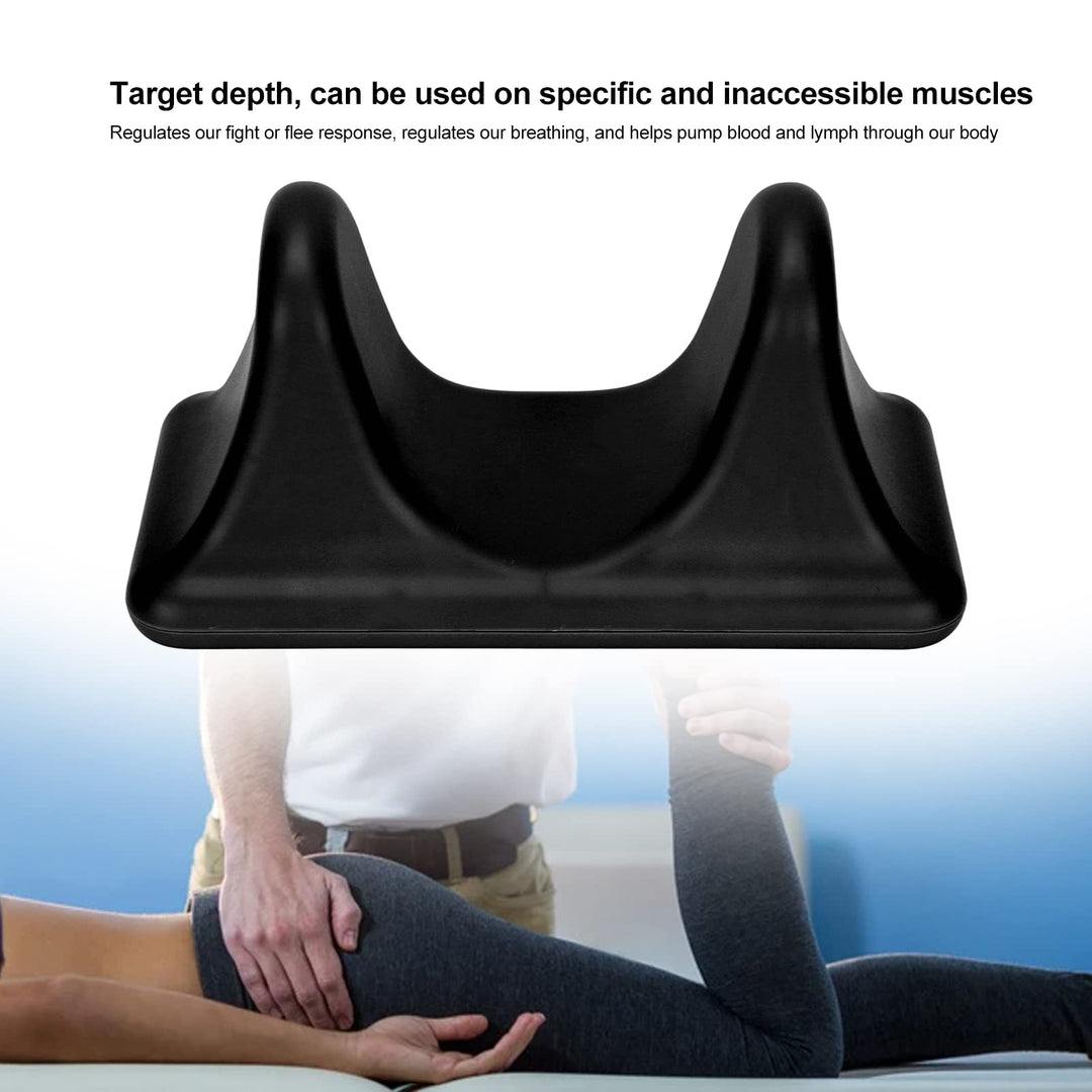 banapoy Psoas Muscle Deep Tissue Massager, Percussion Massager for Whole Body, Handheld Muscle Massager for Back, Hip Flexor, Thigh, Calve(Black)