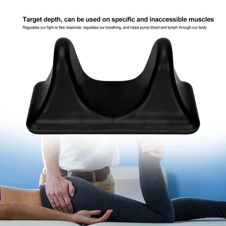 banapoy Psoas Muscle Deep Tissue Massager, Percussion Massager for Whole Body, Handheld Muscle Massager for Back, Hip Flexor, Thigh, Calve(Black)