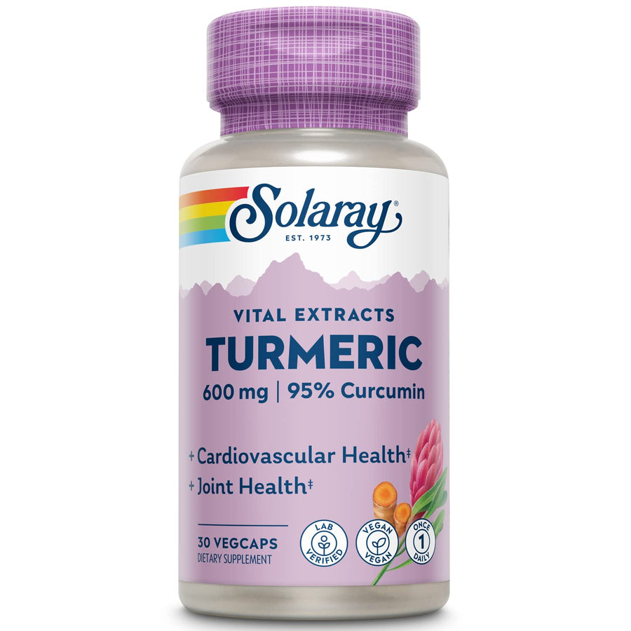 Turmeric Root Extract 570 mg - Turmeric Curcumin Capsules - with 95% Curcumin - Heart Health and Joint Health Support - Lab Verified, 60-Day Guarantee - 60 Servings, 60 VegCaps (30 CT)