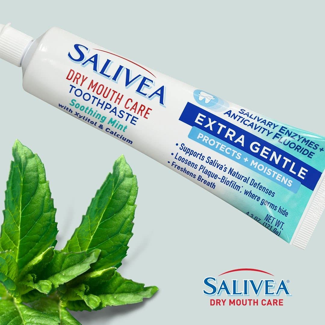 Salivea Dry Mouth Care Salivea Dry Mouth Toothpaste Wit