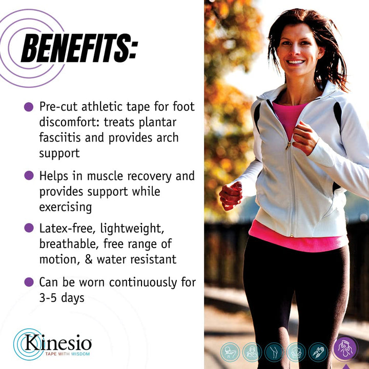 Kinesio Pre-Cut Application Foot Tape