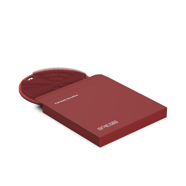 BOIE USA Flat Body Scrubber (Red)