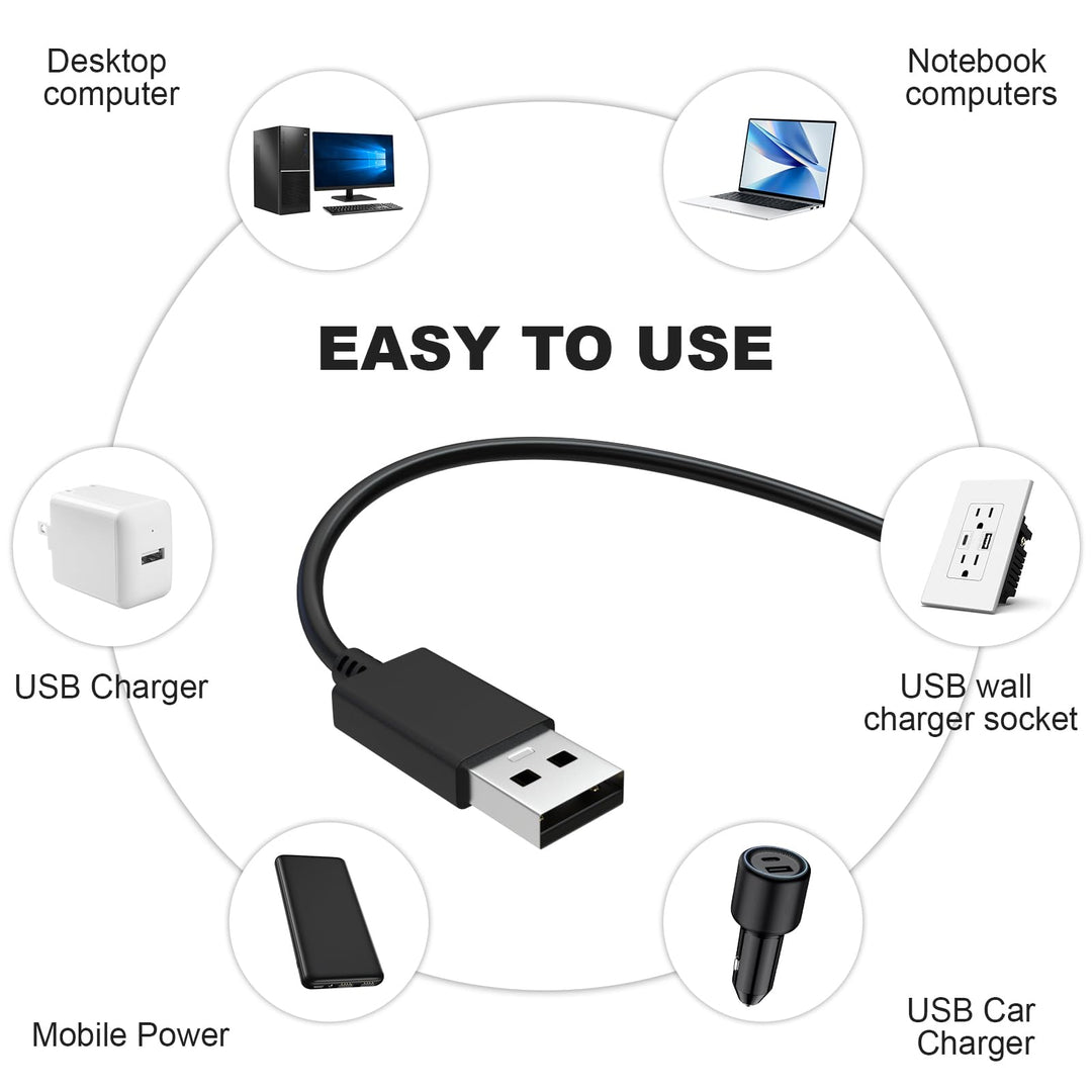 Replacement Data Sync Charging Power Supply Cable Cord Line Compatible with Wacom Intuos CTL480 CTL490 CTL690 CTH480 CTH490 CTH680 CTH690 and Wacom Bamboo CTL470 CTL471 CTL671 CTL680 CTH470