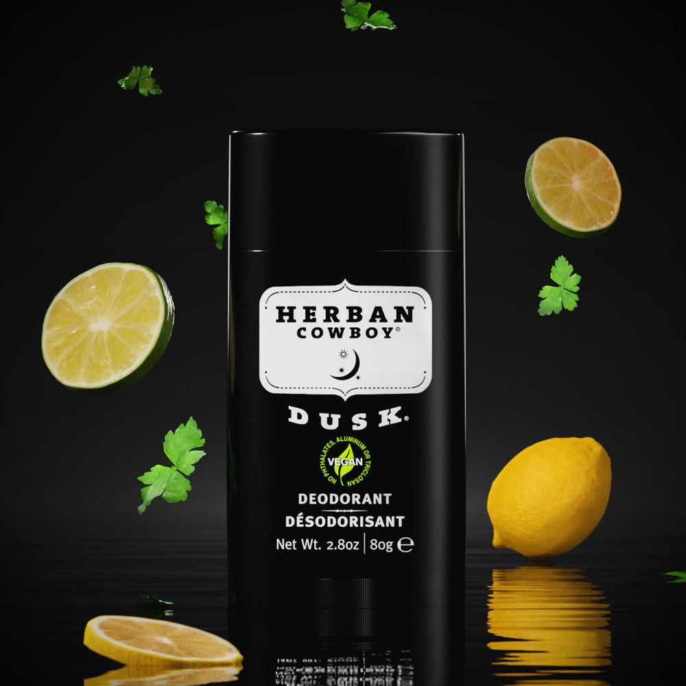 Product Description Men’s Deodorant, Dusk, 2.8 Ounce - Cruelty-Free, Vegan and Plant-Powered Deodorant - Gentle and Non-Greasy Formula