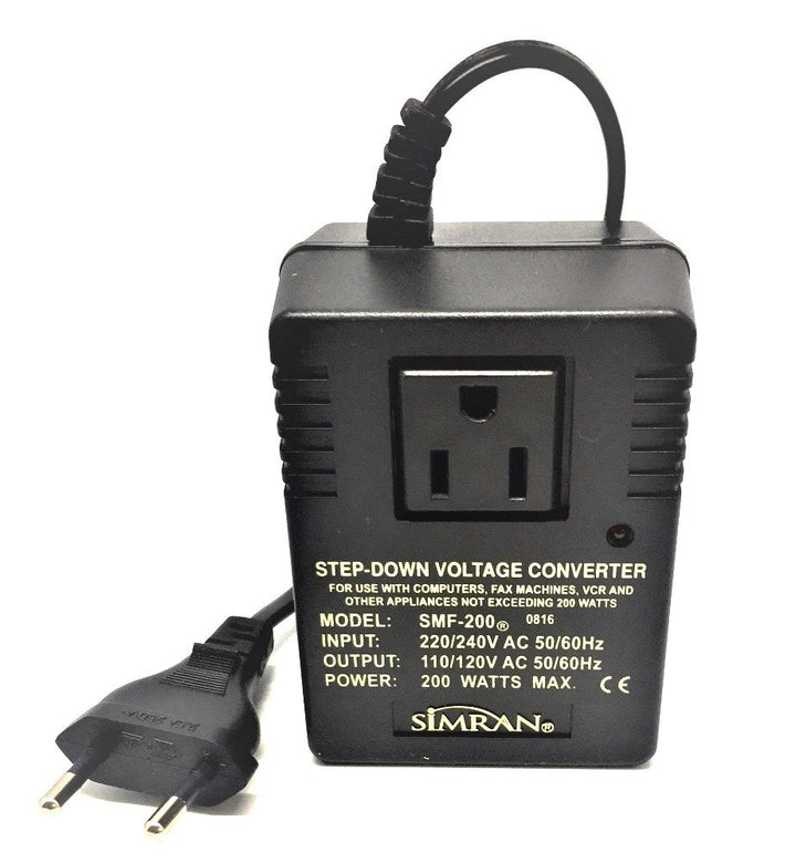 Simran SMF-200 Deluxe 200 Watts Step Down Voltage Conve