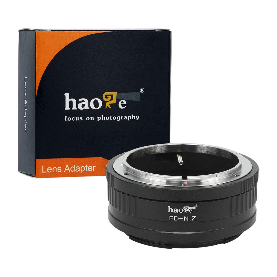 Haoge Manual Lens Mount Adapter for Canon FD Lens to Ni