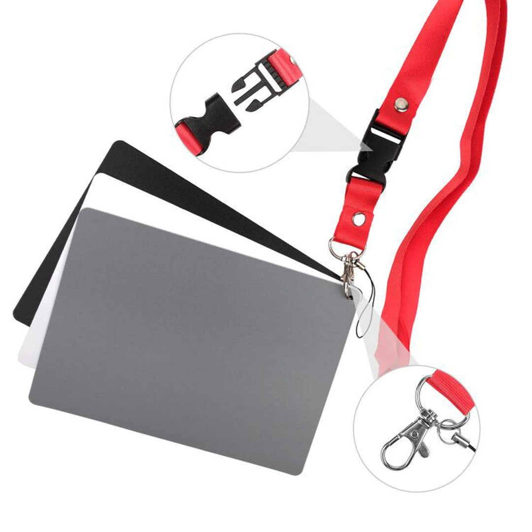 White Balance Card, Grey Card 18% Exposure Photography White Gray CardÃ‚ 5.3&#39; X 7.3&#39; for Video DSLR and Film Photography