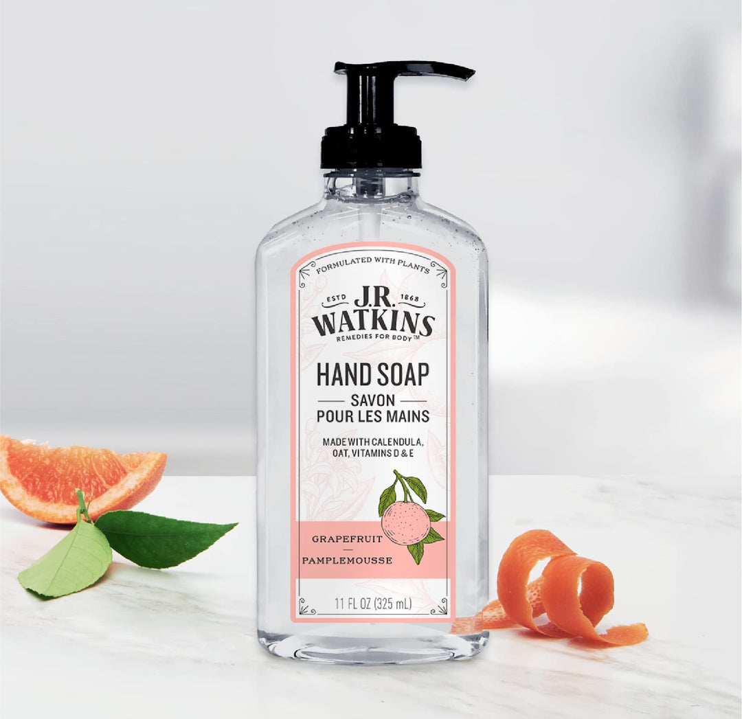 Natural Liquid Hand Soap, Grapefruit, 11 Ounce