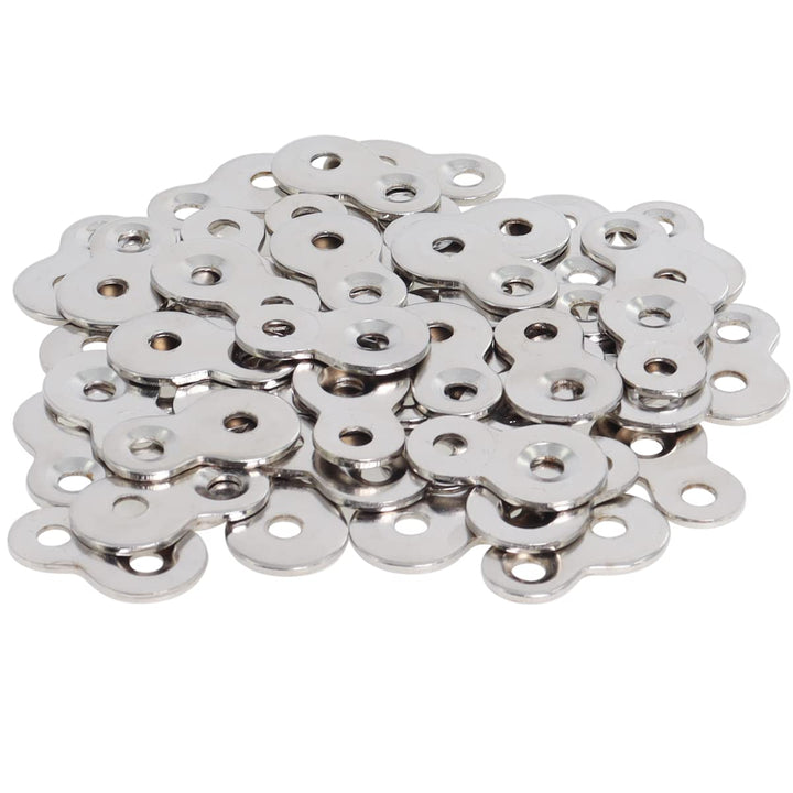 (Pack of 30) Desktop Fasteners Figure 8 Heavy Duty 12 Gauge Steel Table Top Connector Desk Top Hold Down Fasteners Clip by Podoy